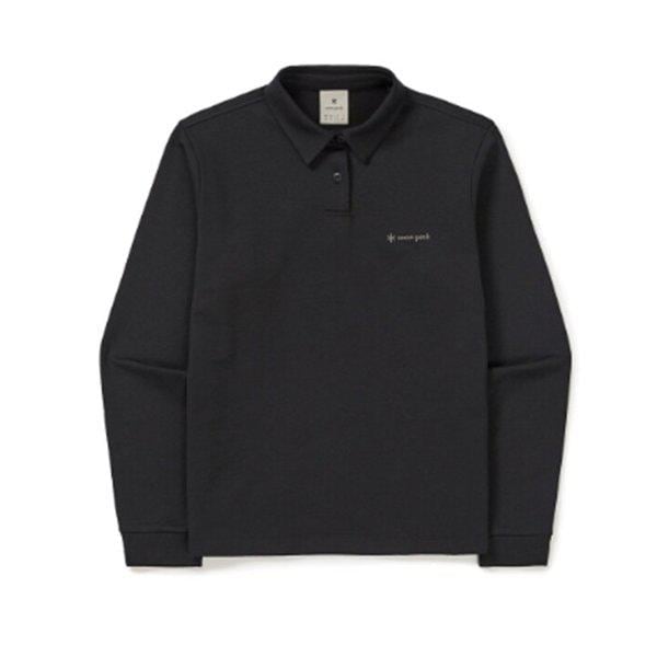 女性ポロ長袖Tシャツ BB S24FWTPS11 BK LE