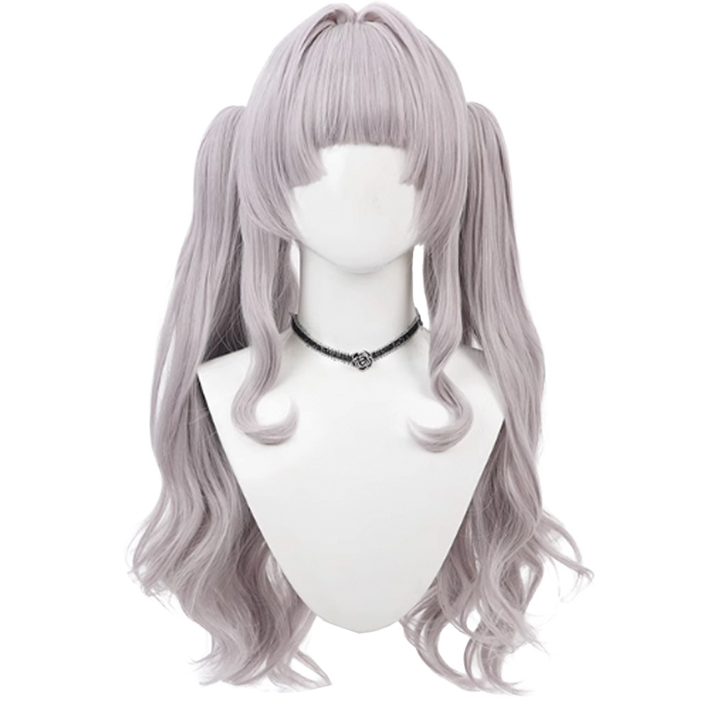 バーチャルYouTuber　Vtuber　ウィッグ　紫咲シオン　ゴスロリ衣装　コスプレウィッグ