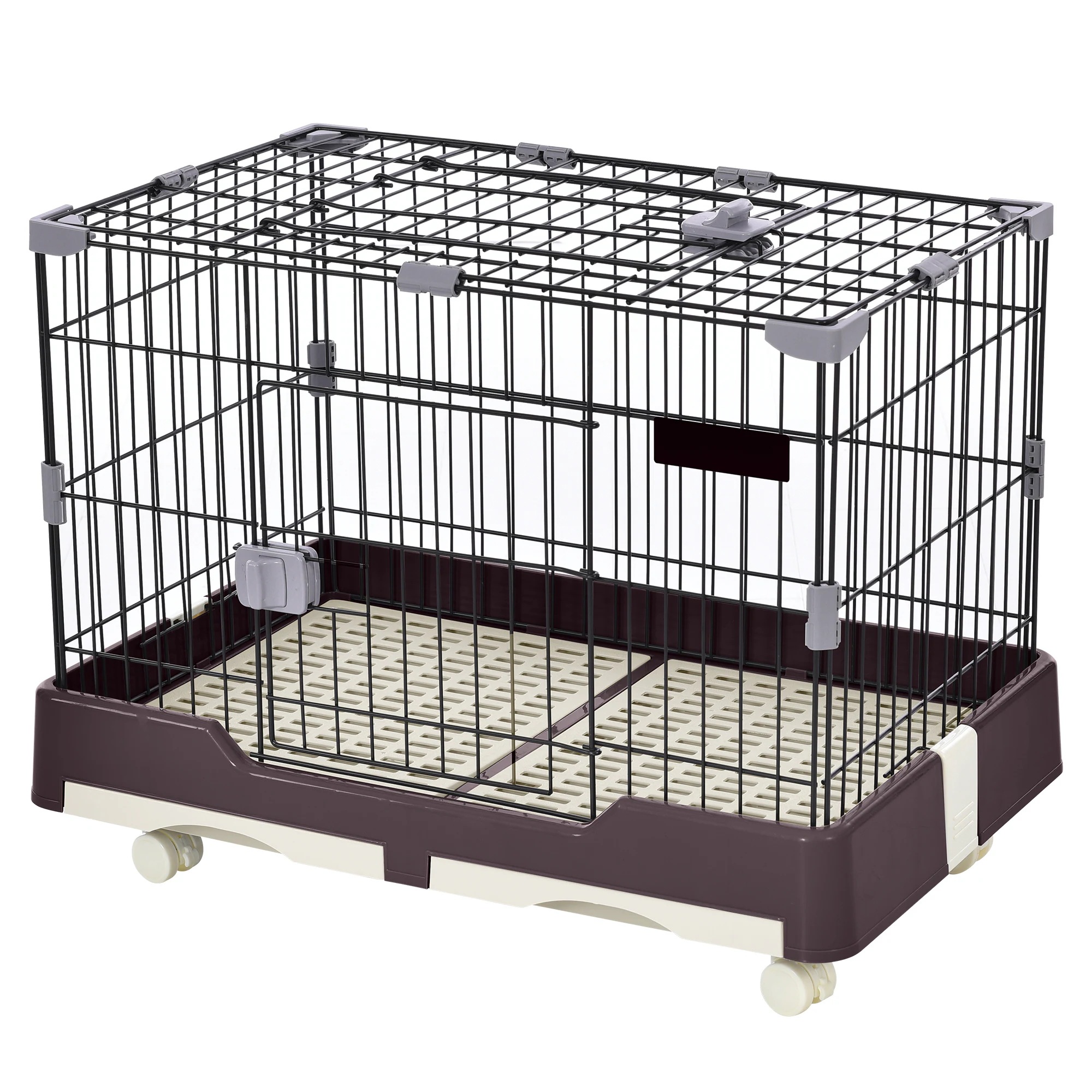 1493ウサギ ケージ 小型 ペットケージ ハムスターケージ 小動物ケージ キャスター付き 天井扉 飼育ケージ いぬ ネコ うさぎ 組立簡単 ルームケージ 小動物用 ウサギケージ 室内飼い スチール製 7,442円