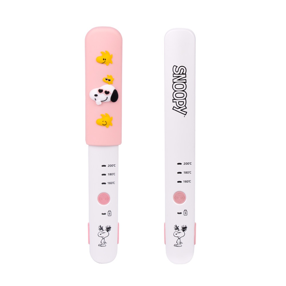 ピーナッツ スヌーピー 前髪 携帯用 パンゴデギ コードレスアイロン