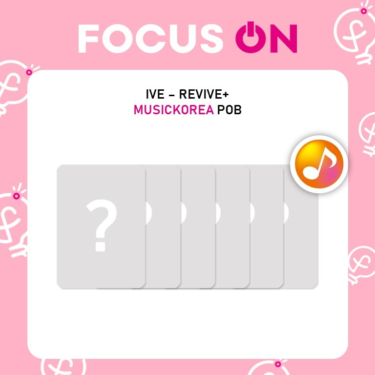 IVE REVIVE+ MUSICKOREA 公式トレカ予約特典 POB PHOTOCARD SET