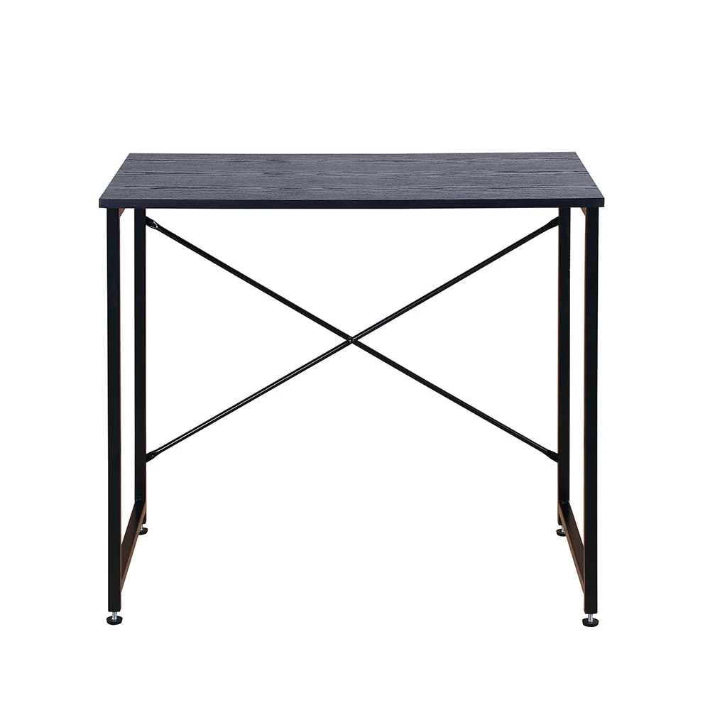 [国内発送 送.料無料]A1572set 【WF301556HAAオフィスチェア+パソコンデスク セット】【ブラック】シンプルデスク　簡易デスク 木製　机　ワークデスク