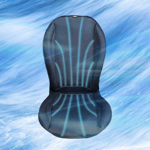 カレックスノーブルマンクーリング換気シートカバークールでさわやかで快適なシート風速3段調節収納ポケット夏