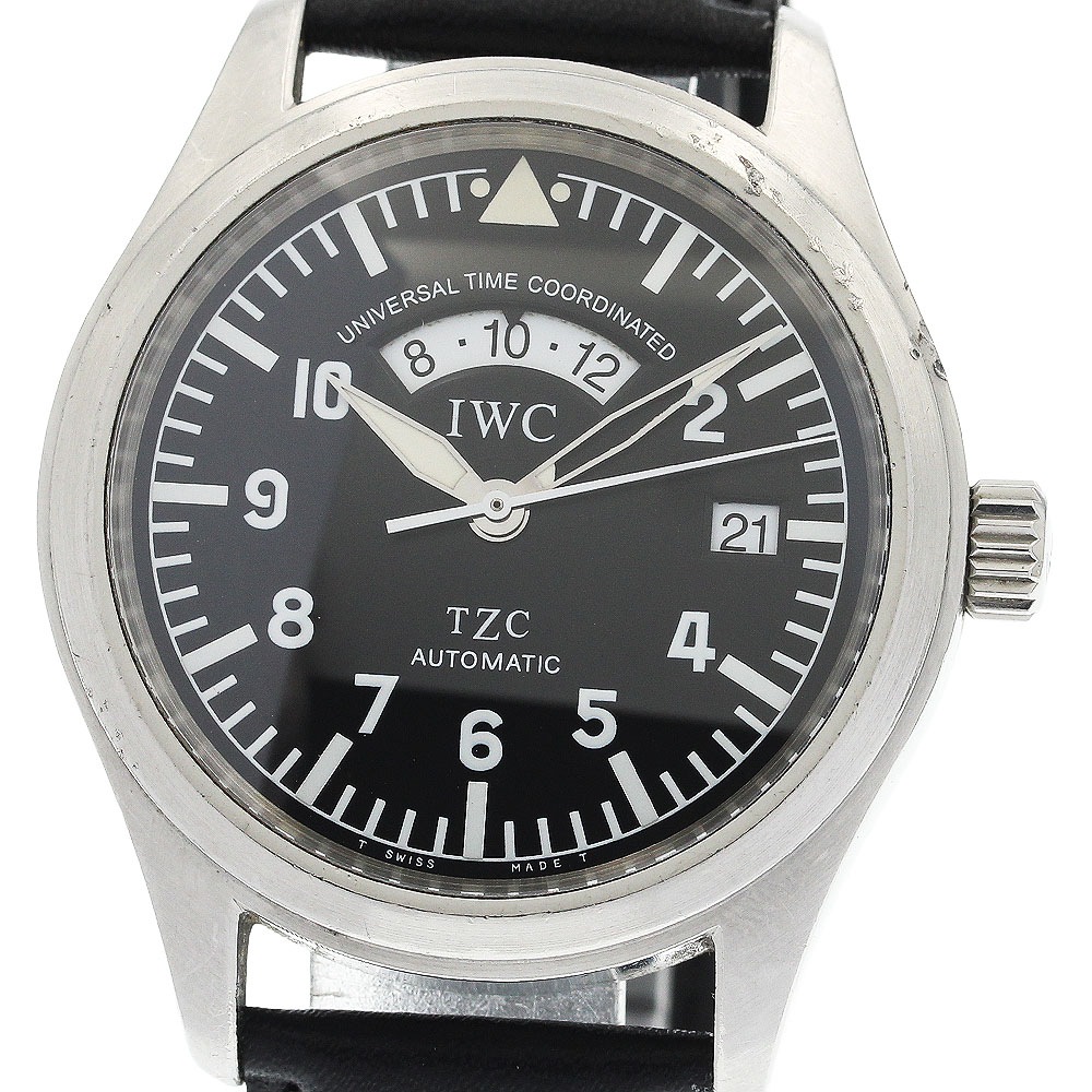 IWC IWC SCHAFFHAUSEN IW325101 フリーガー UTC デイト 自動巻き メンズ _930443【中古】