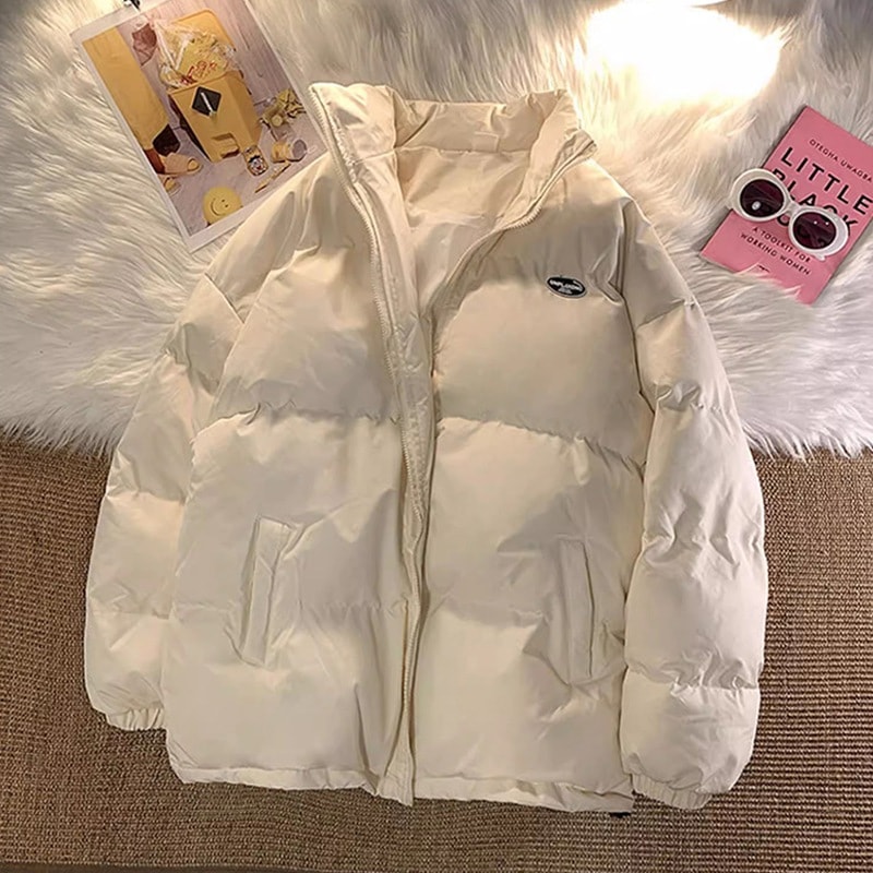 小さなショートダウン綿コート女性の冬の学生綿コート 2025 新韓国スタイルミディアムベルベット肥厚パンコート