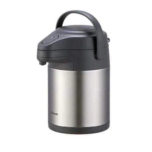 ピーコック魔法瓶 MRS22 ステンレスエアーポット 広口タイプ 着脱式上ぶた 360回転底 2.2L ステンレス