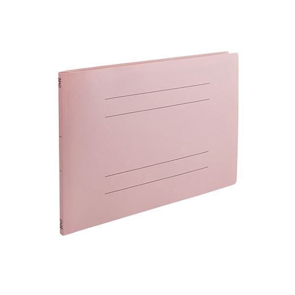 （まとめ） ビュートンジャパン PPフラットファイル A3判ヨコ型 背幅18mm ピンク (×10セット)