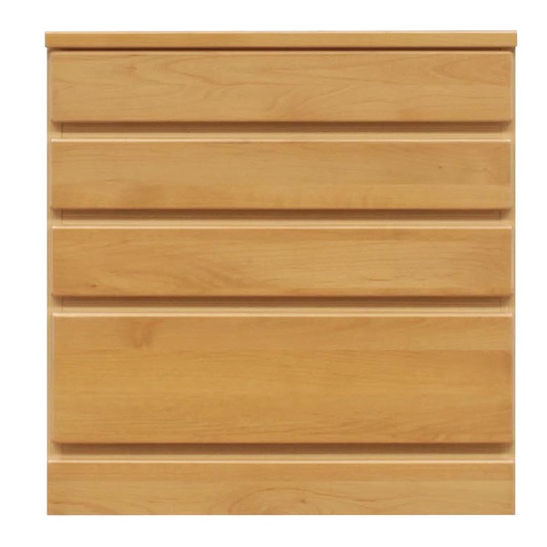 チェスト タンス 4段 約幅60cm ナチュラル 木製 日本製 ローチェスト ベッドルーム 寝室 リビング 完成品 玄関渡し