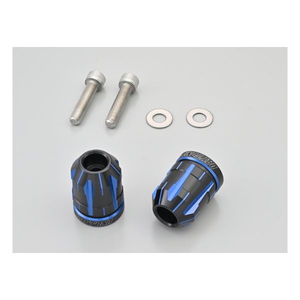 バーエンド カワサキ M8 用 TECHNO ブルー 42207