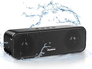 Bluetooth スピーカー 防水IPX7 ワイヤレススピーカー お風呂適用重低音 36時間連続再生 TWS対応 TFカード AUX対応 マイク内蔵 USB 高音質 AAV-255