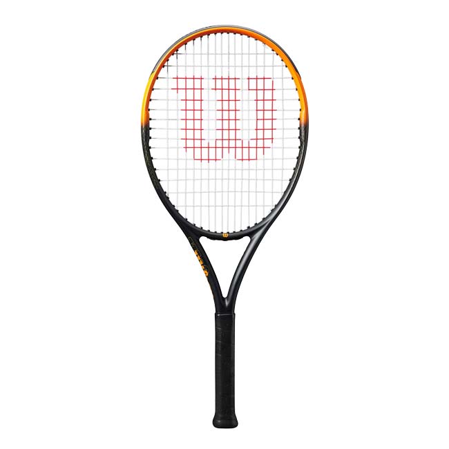 ウィルソン(Wilson) 2025 BURN SPIN JR 26 バーンスピン ジュニア26 (239g) 海外正規品 硬式テニスジュニアラケット WR171510Uブラック×オレンジ