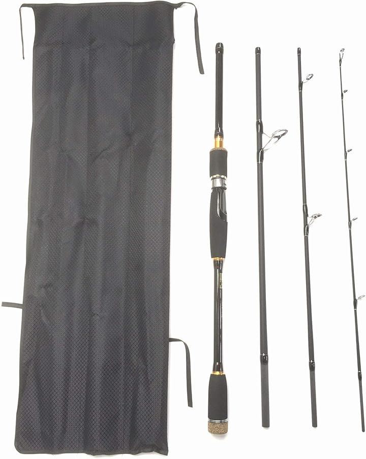 EVA ７フィート スピニング パックロッド４ピース M スピニングロッド シーバスロッド ルアーロッド ブラックバス(EVA・７フィートスピニングパックロッド・ミ, 7ft)