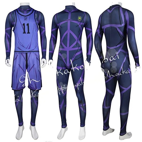 【本日限定】ブルーロック 潔世一 蜂楽廻 國神錬介 千切豹馬 サッカージャージー コスプレ衣装 ウィッグ コスチューム 学園祭 文化祭 漫遊展