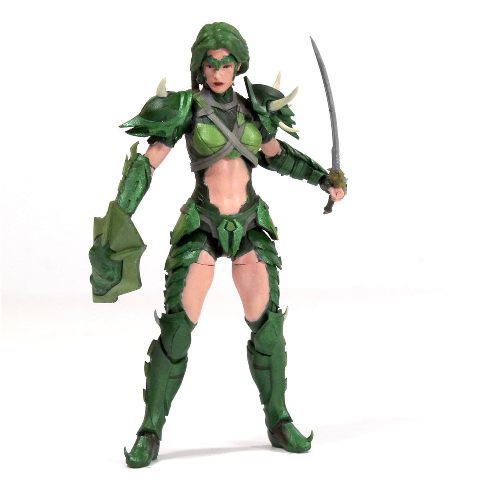 Beasts of the Mesozoic/Cenozoic 中生代の獣 サイバーゾイック 1/18スケール アクションフィギュア スミロドン「ドラゴリーナ」 戦士 ロボット 10CM級 可動 模型