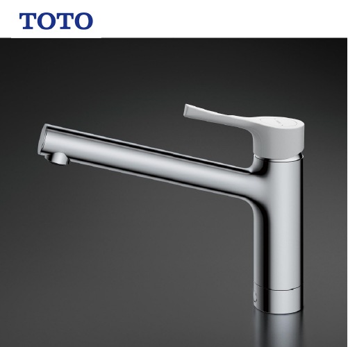 即日出荷 台付シングル混合水栓 エコシングル共用　GG TOTO [TKS05302J] キッチン用　台付き