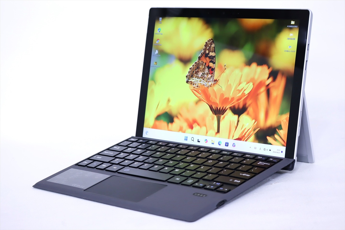 即配 バッテリー良 2021年薄軽量モデル Surface Pro7+ i5-1135G7 16G 256G 12.3タッチ Wi-Fi6 リカバリ キーボード追加可 BBA評価