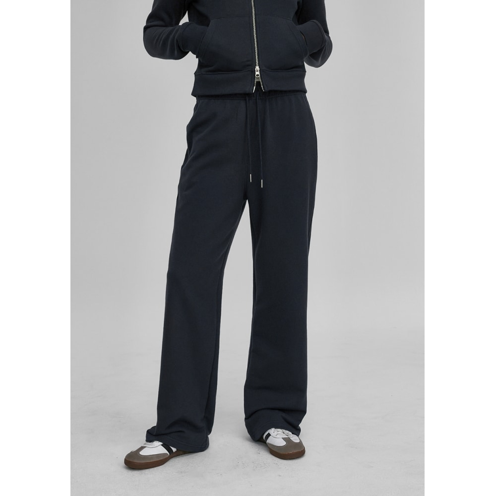 ブラックアップ [1000部販売] [B-BASIC] ヘビーコットンストレートバンディングパンツ