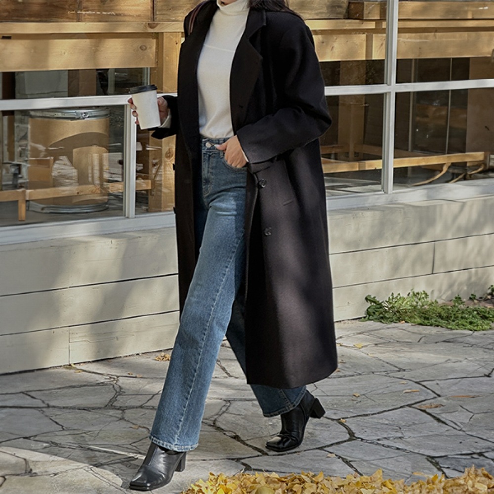 (JSTYLEのイーブレット) イーブレットテニスキルトカラーダブルロングコート Jスタイル