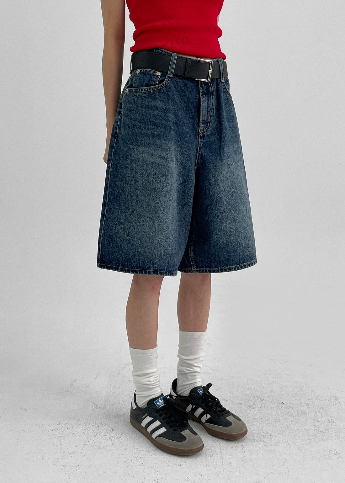 アリアバミューダデニムパンツ