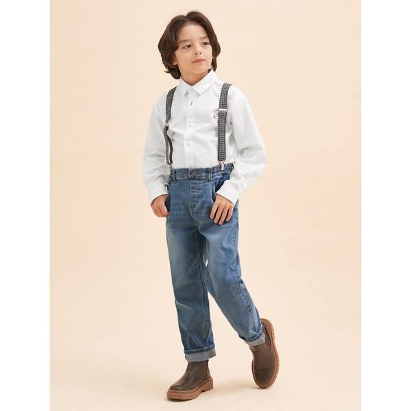 [BEANPOLE KIDS] [エッセンシャル] デニムパンツ ライトグレー (BI3121UE2R)