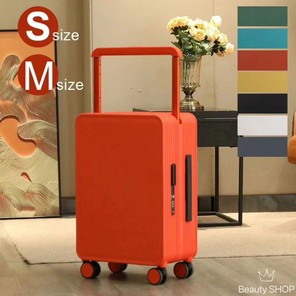 バランス スーツケース 機内持込 キャリーケース 静音ダブルキャスター 耐衝撃 360度回転 TSAローク搭載 大型 キャリーバッグ 旅行出張 ビジネス Sサイズ Mサイズ ブラック 全８色 修学旅行