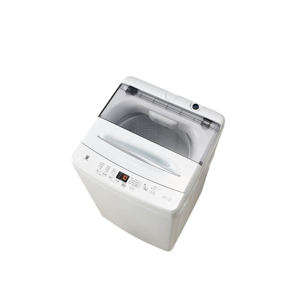 【配送のみ/設置取付無し】ハイアール 全自動洗濯機 6.0kg JW-U61C-W ホワイト 洗濯 洗濯機 全自動 シンプル