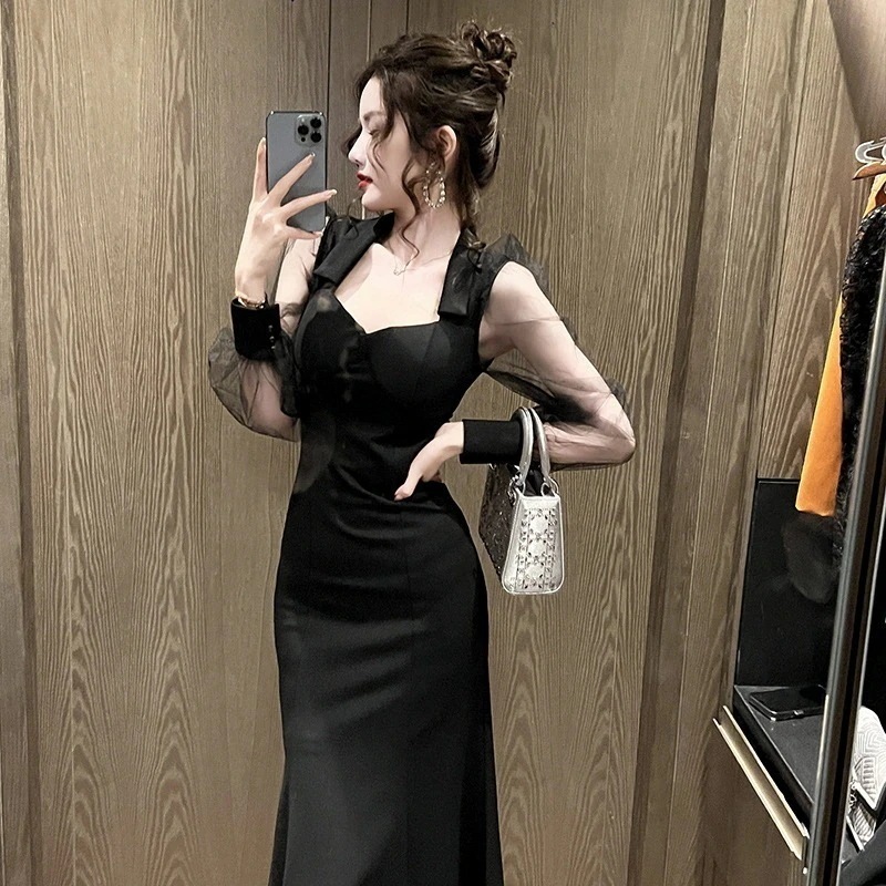 ワンピースフォーマルパーティーキャバドレス大人チャイナドレス同窓会披露宴結婚式演奏会ウェディング成人式L正式パーティードレス結婚式二次会ドレス 4,683円