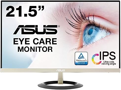 フレームレス モニター 21.5インチ FHD 1080p IPS 薄さ7mmのウルトラスリム ブルーライト軽減 フリッカーフリー HDMI,D-sub スピーカー VZ229H