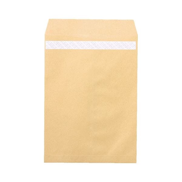 ピース R40再生紙クラフト封筒テープのり付 角2 85g／m2 業務用パック 697 1箱（500枚） 7,398円