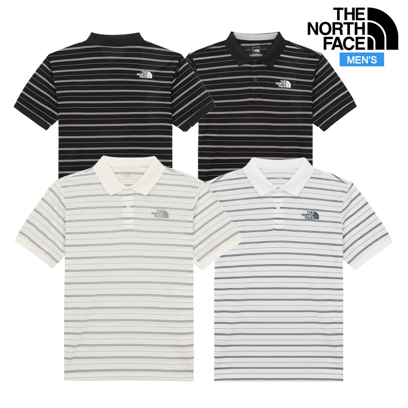 メンズ クール マックス ストライプ 半袖 ポロ NT7PR05 日常 デイリー カジュアル アウトドア 旅行 お出かけ ルック ポイント コーデ 涼しい