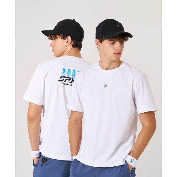 男性コンターラドパッド半袖Tシャツ SPKFCNRS301MWHT 659862
