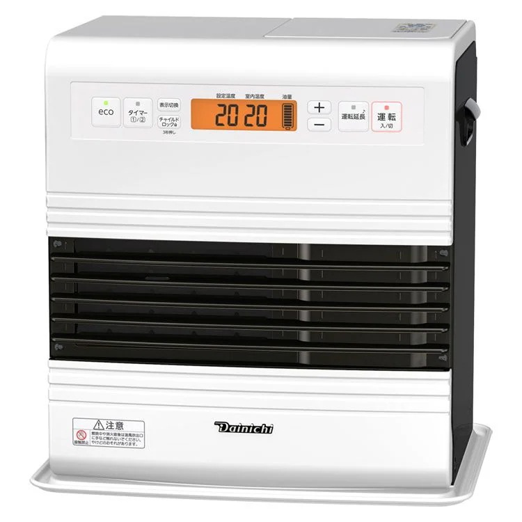 石油ファンヒーターGRタイプ スノーホワイト FW-3723GR-W ダイニチ (D)(B) メガ割