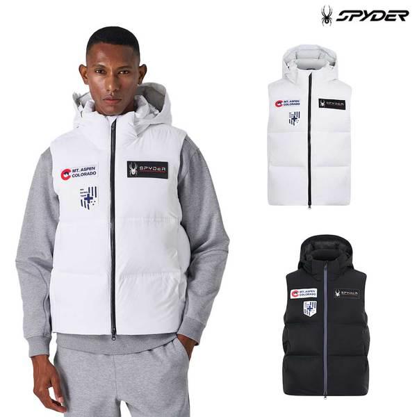 [] 男性パトロール取り外し可能ダックダウンパッド入りベスト SPJWCNDV301M