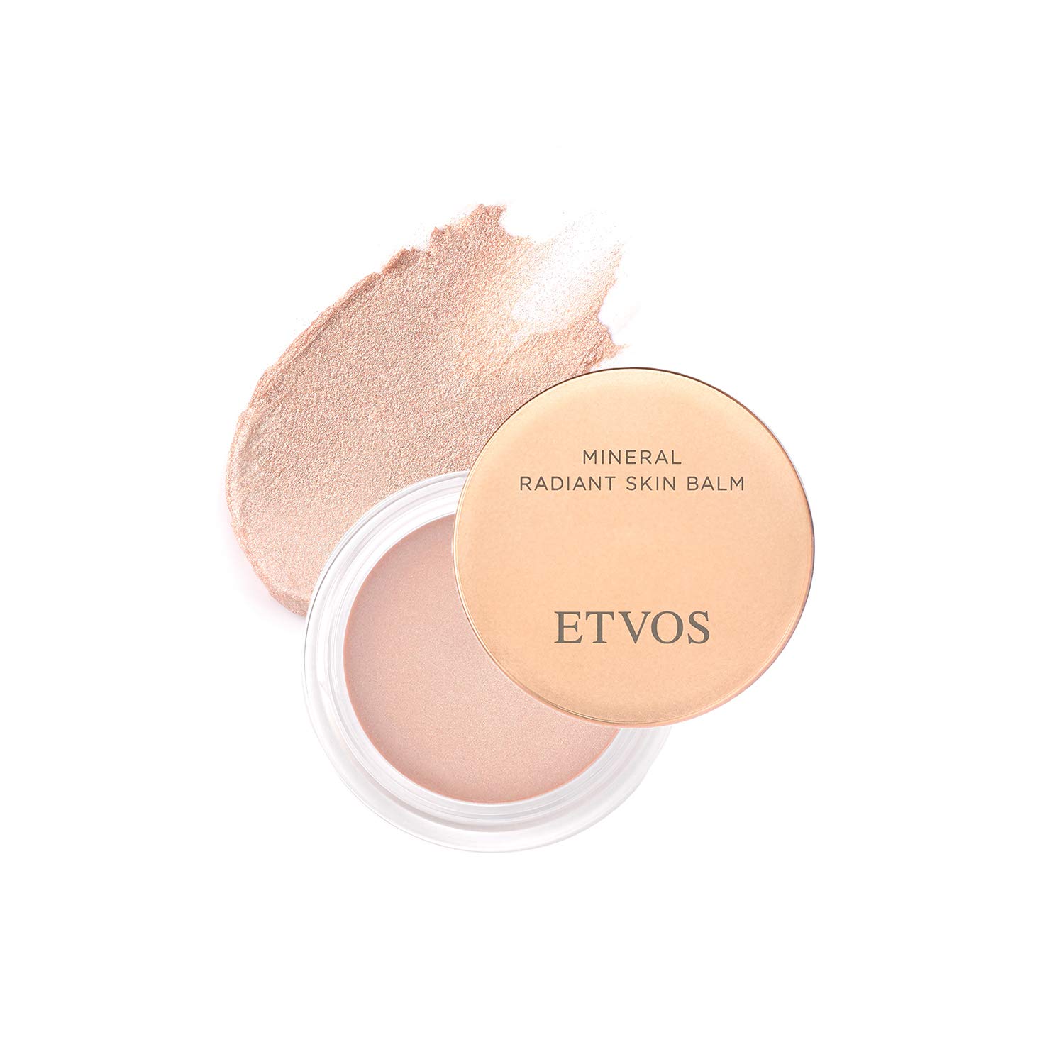 ETVOS ミネラルラディアントスキンバーム 4.8g 敏感肌 ベースメイク ツヤ 透明感 乾燥小じわ を目立たなくする ハイライトバーム (効能評価試験済み) ヒト型セラミド 石鹸オフ