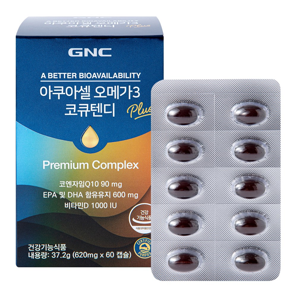 GNCアクアセルオメガ3コキューテンディ37.2g 37.2g1個
