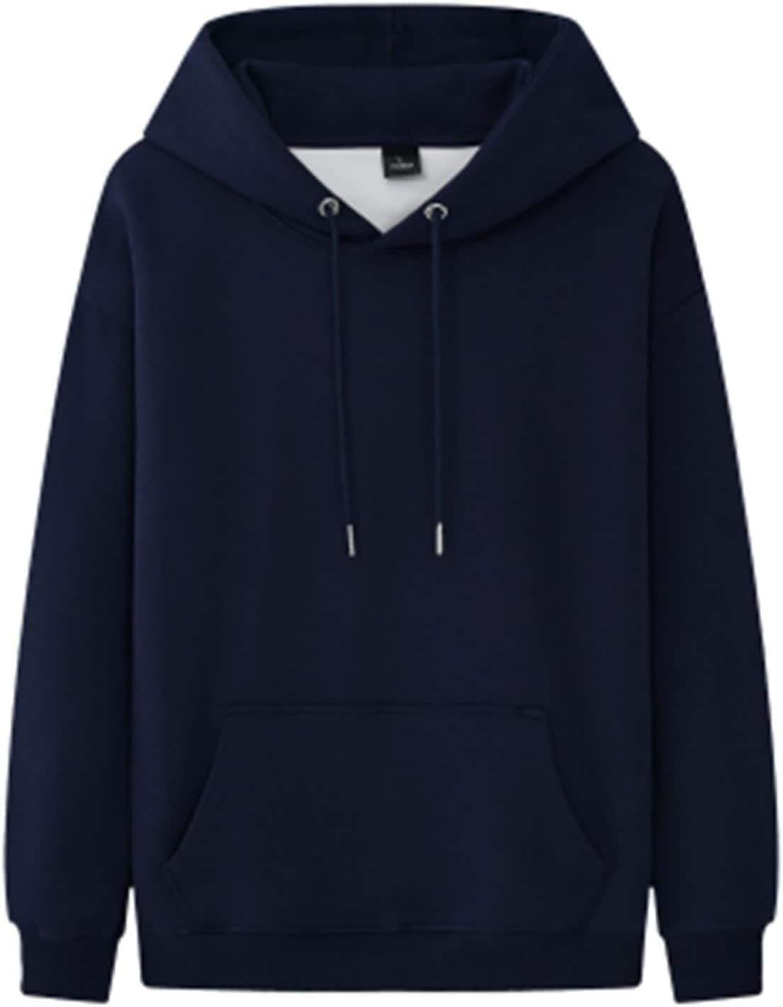 メンズ 無地 パーカー フルオーバー 長袖 男女兼用 ドローストリング付き ピンク 大きめ コットン ビックシルエット 春服 秋服 シンプル カジュアル 大人 柔らかい 青年 若者 アウトドア 日常