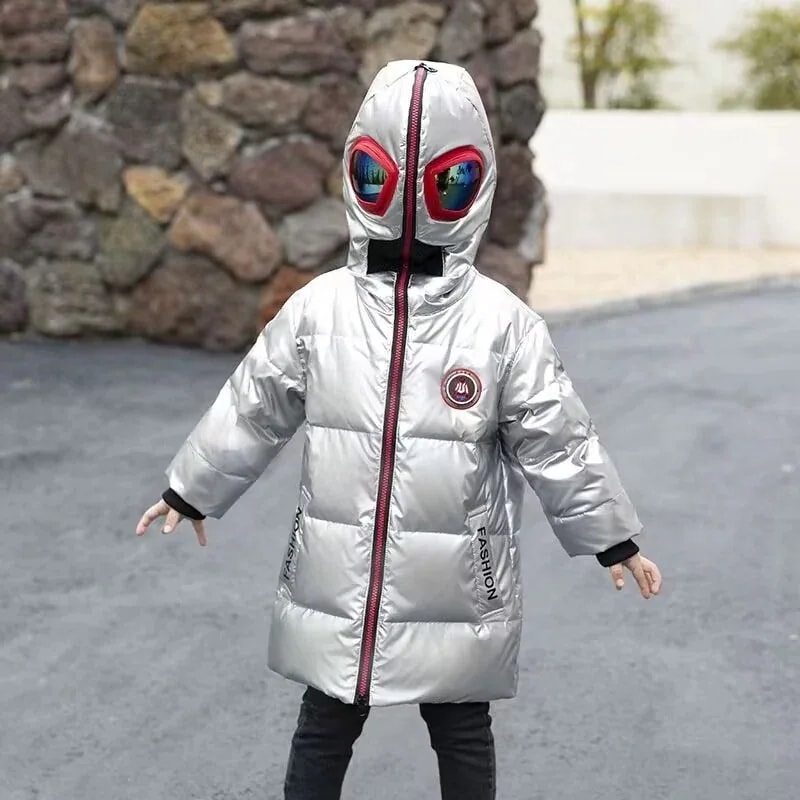 大好評 男の子用ダウンジャケットミディアムサイズ男の子子供ウルトラマン厚手子供用子供用洋風男の子秋冬コート