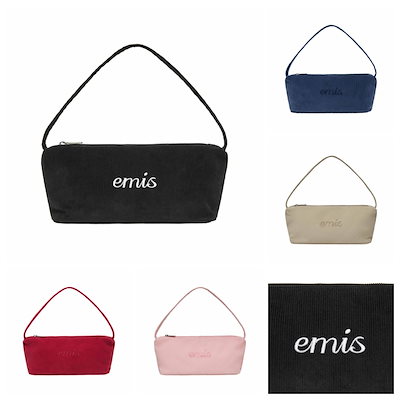 【EMIS】 CORDUROY DAILY LONG HOBO BAG /追跡付 Buy Emis Corduroy Daily Long Hobo Bag Black | SASOM