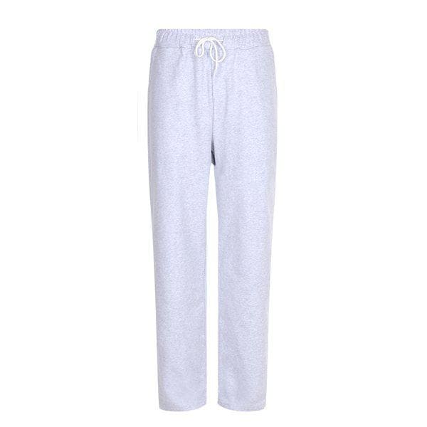 メンズ 軽 хлопковая ткань Семи широкие штаны на резинке NE-PTA-Q003-백멜란지