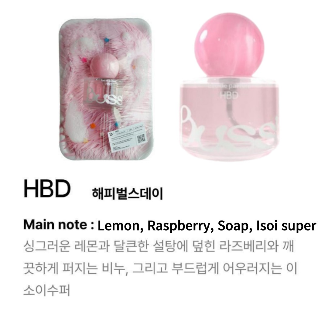 Bussi Eau De Parfum 30ml (5 options to choose) | DODO SKIN
