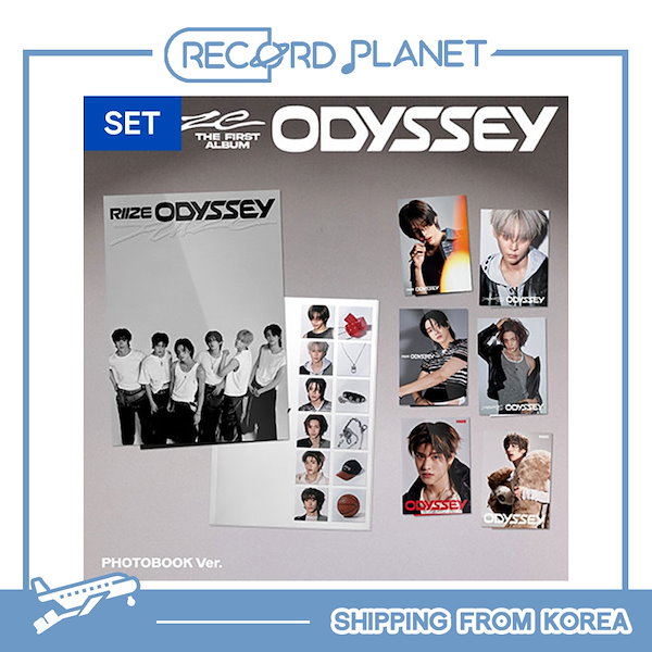 applemusic特典 7種セット (PHOTOBOOK Ver.) RIIZE 正規1集 [ODYSSEY