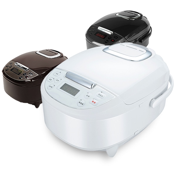 炊飯器 5合 白 おしゃれ おすすめ 一人暮らし コンパクト マイコン式 多機能 玄米 早炊き 無洗米 白米 おかゆ スチーム調理 マイコン炊飯ジャー 炊飯予約 保温