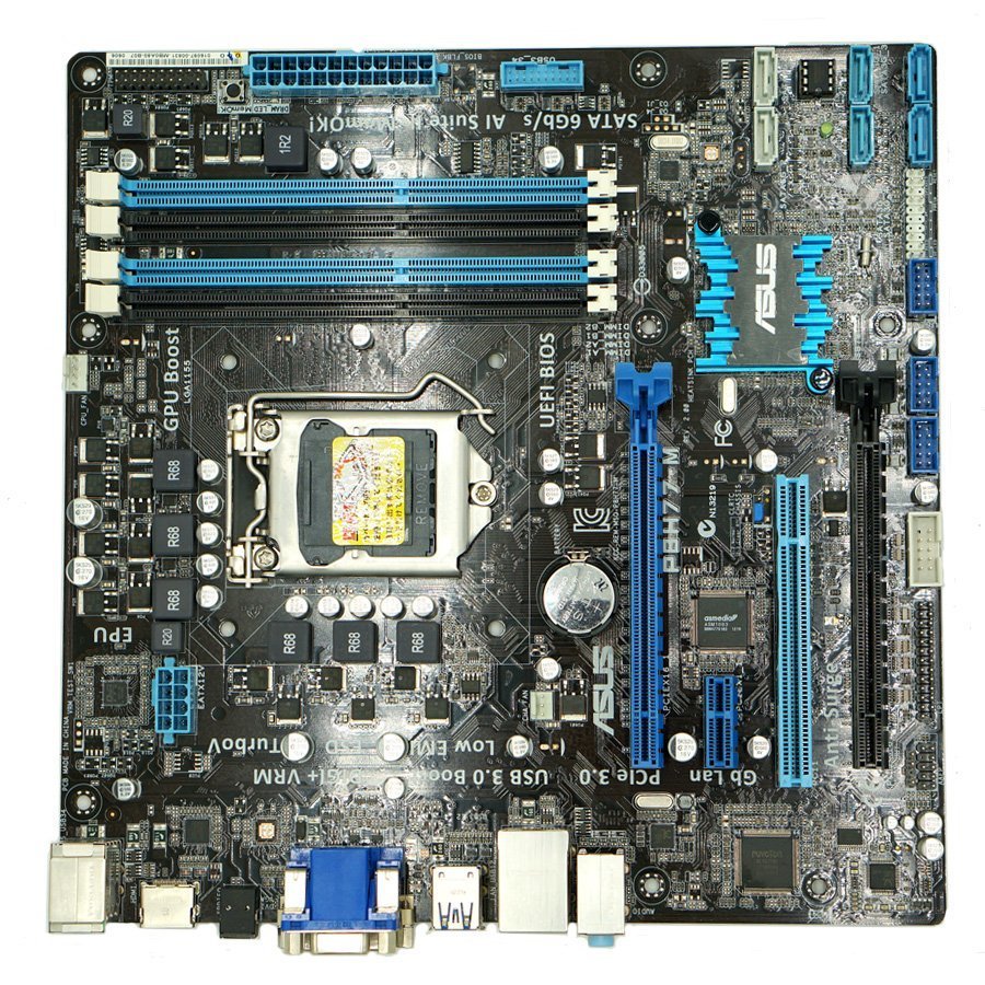 ASUS P8H77-M LGA 1155 Intel H77 HDMI SATA 6Gb/s USB 3.0 Micro ATX Intel Motherboard