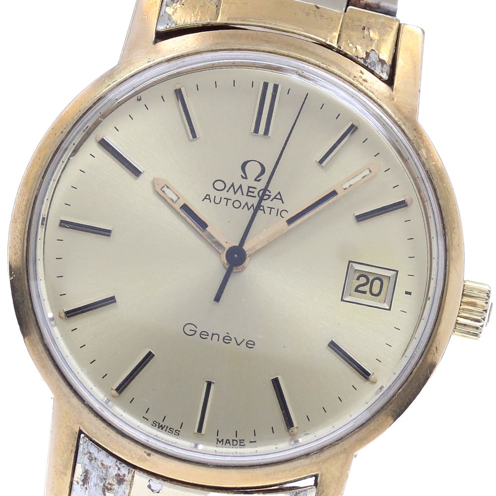 オメガ OMEGA 166.0163 ジュネーブ デイト Cal.1012 自動巻き メンズ _932783【中古】