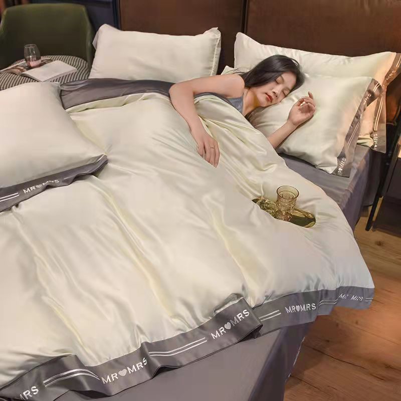 布団 カバーセット 枕カバー フラットシーツ おしゃれ 寝具 4点セット シングル 快眠 洗える