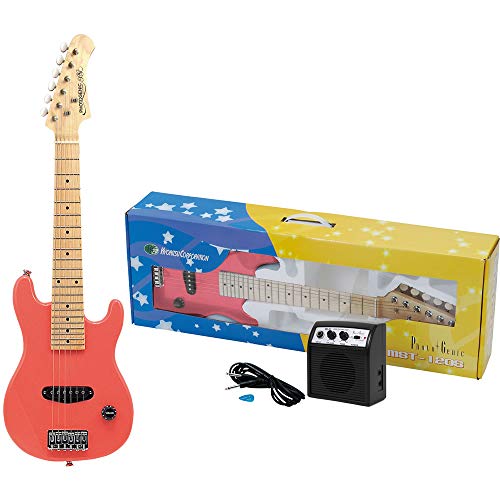 色：メタリックブルー PhotoGenic フォトジェニック ミニエレキギター アンプセット MST