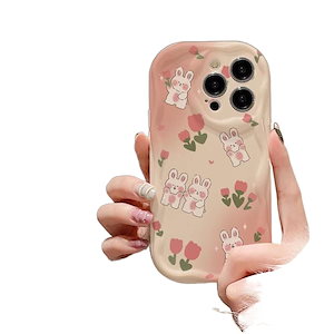 韓国人気 携帯ケース iphone13mini/12miniウサギ 14/13/12/11 ケース かわいい キャラクター カップル