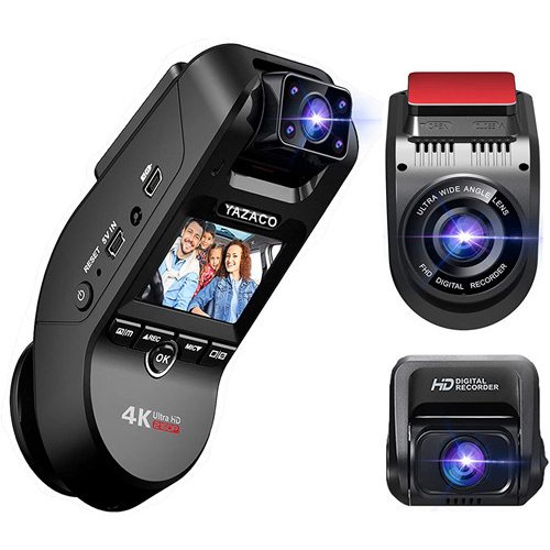 ドライブレコーダー P3Pro 3カメラ搭載前後カメラ 業界最高 IMX415センサー自動的に駐車モ