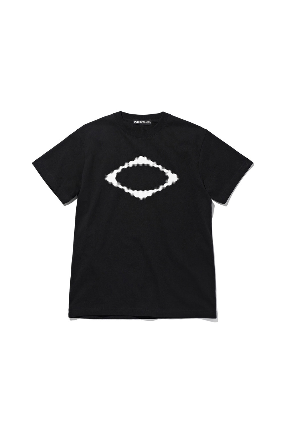 【MISCHIEF】 RHOMBUS BLUR T-SHIRTS MINI (BLACK)