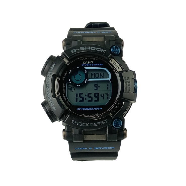カシオ 時計 G-SHOCK MASTER OF G - SEA フロッグマン SS ラバー GWF-D1000B-1JF デジタル文字盤 メンズ時計 メンズウォッチ 高級【本物保証】 50,160円
